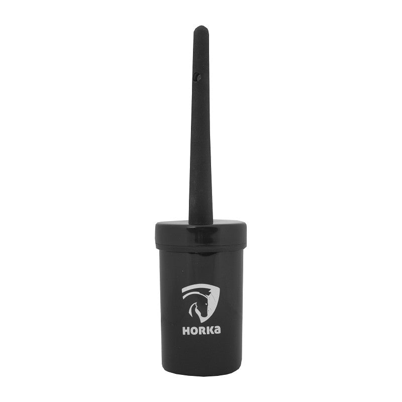 HoofOil Brush in Jar (Black)