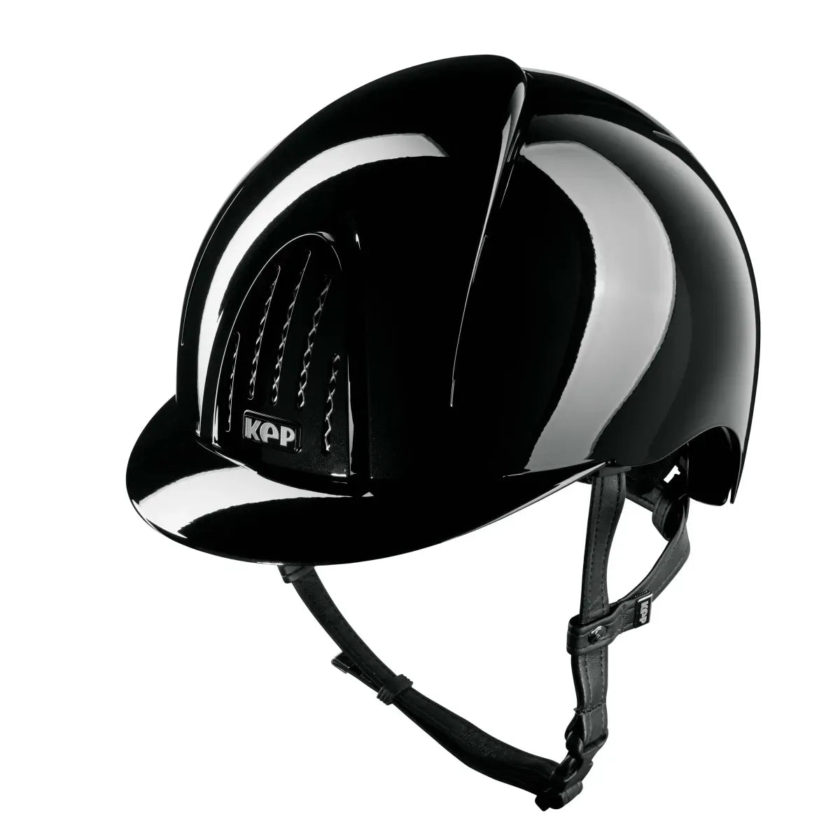 KEP Riding Helmet / Polish Black Large (58)
