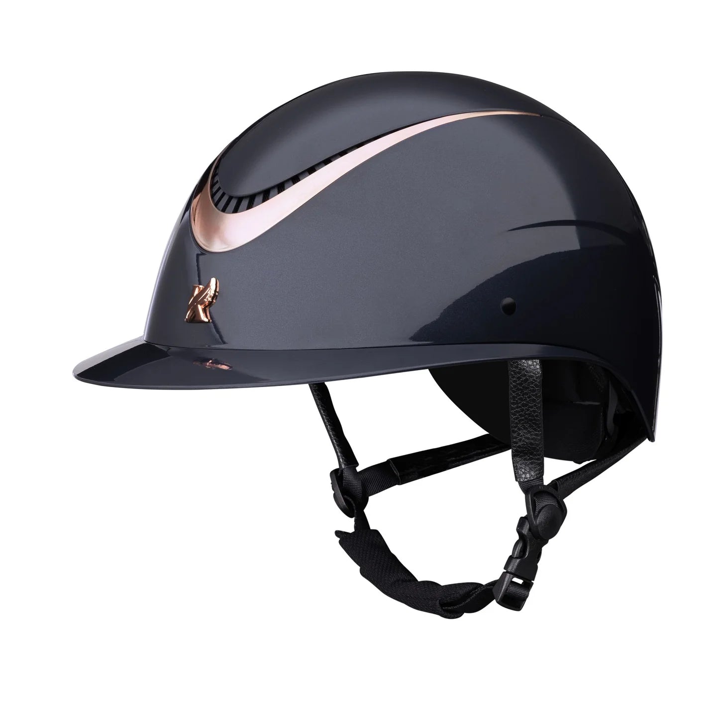 Karben Alina WP Ellipse Riding Hat - Black/Gold