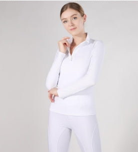 Ladies Long Sleeve Shirts (White)