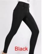 Ladies Full Seat Silicon Breeches (Black)