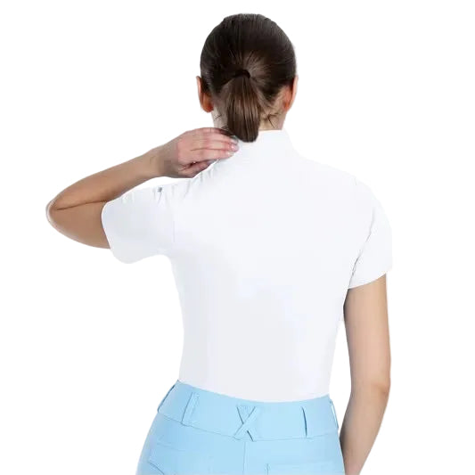 Women's Short Sleeve Shirt (White)