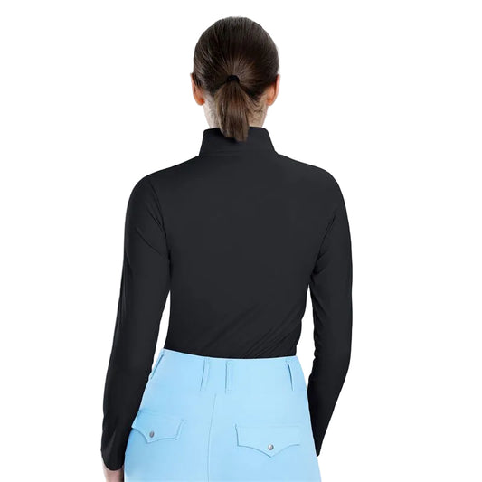 Ladies Long Sleeve Shirt (Black)