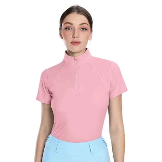 Woman's Short Sleeve Shirt (Pink)