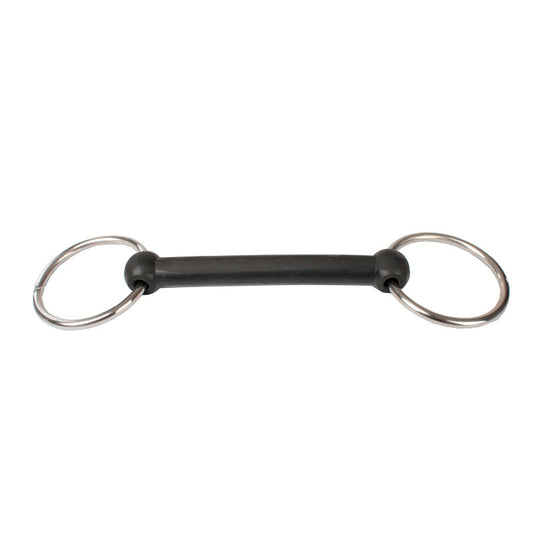 LOOSE RING SNAFFLE RUBBER, 18 MM