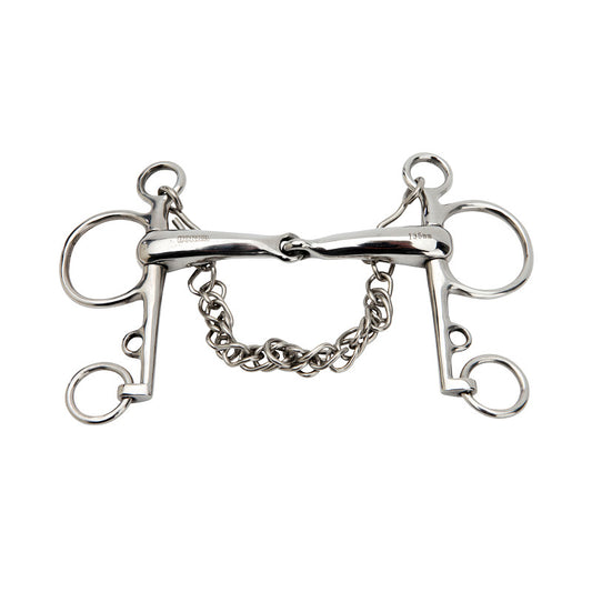 PELHAM BROKEN STAINLESS STEEL, 19 MM