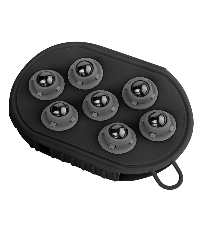 Massaging Grooming Glove Black