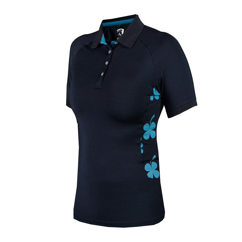 WOMEN'S POLO LUCKY CLOVER POLYGIENE