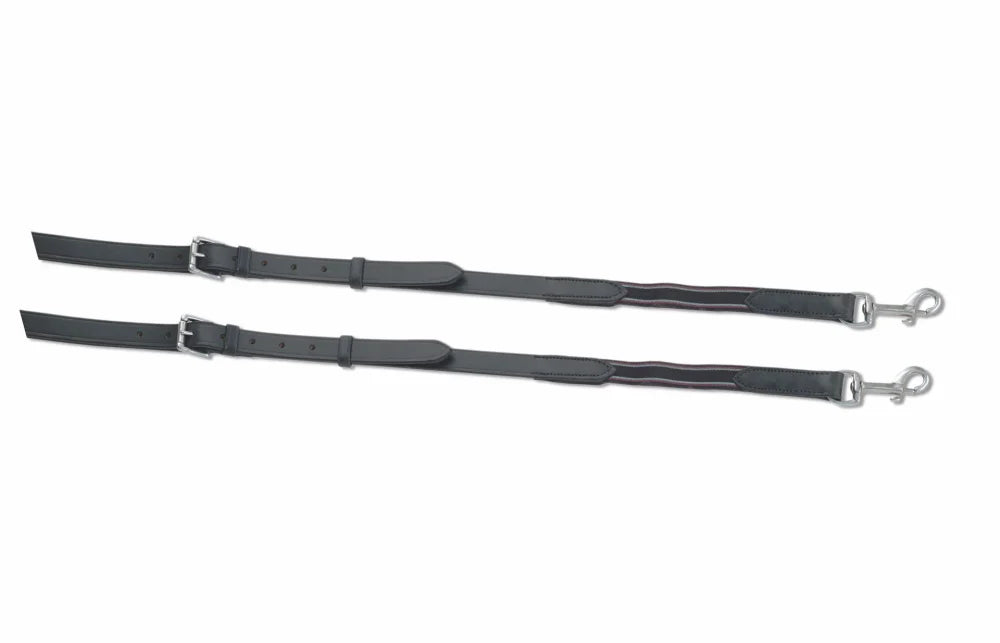 Side Rein Elastic with Leather