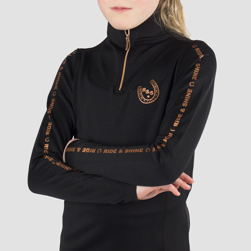 SHIRT MIYA (Black/Rose)