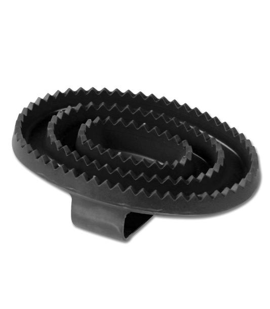Rubber Curry Comb	(Black)