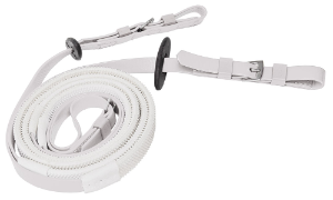16mm Rein Buckle End - White/White Grip