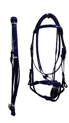 PVC Snaffle Bridle Set W/ Martingle