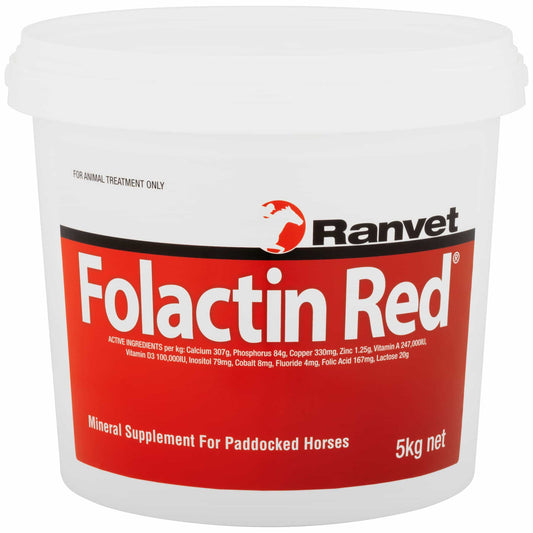 Ranvet Folactin Red (20kg/5kg) - رانفيت فولاكتين أحمر (5/20 كجم)