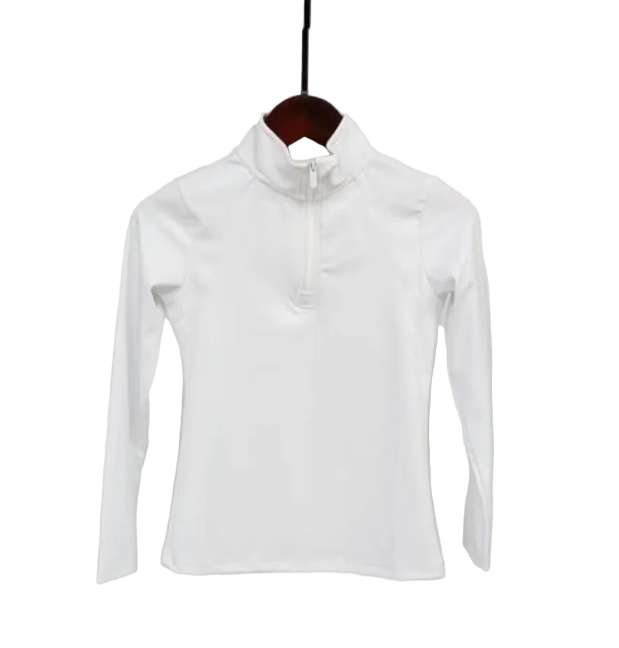Children Long Sleeve Shirts (White)