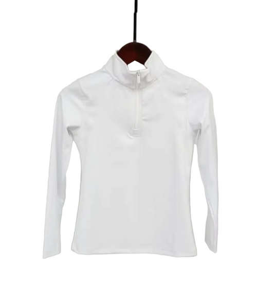 Children Long Sleeve Shirts (White)