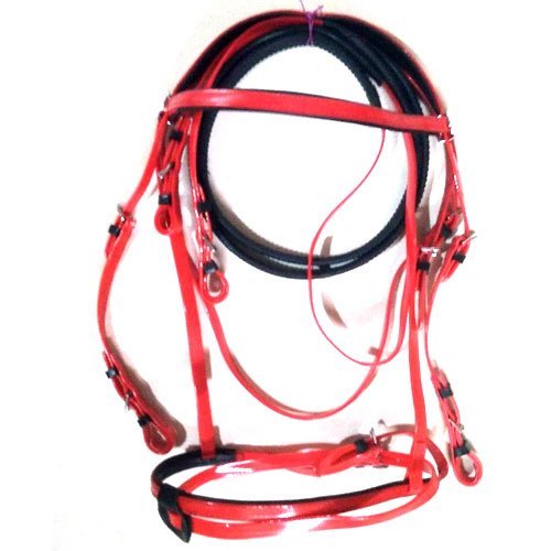 PVC Snaffle Bridle Set W/ Martingle