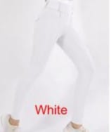 Ladies Full Seat Breeches Silicon (White)