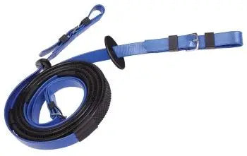 19mm Buckle End Reins (Dark Blue)