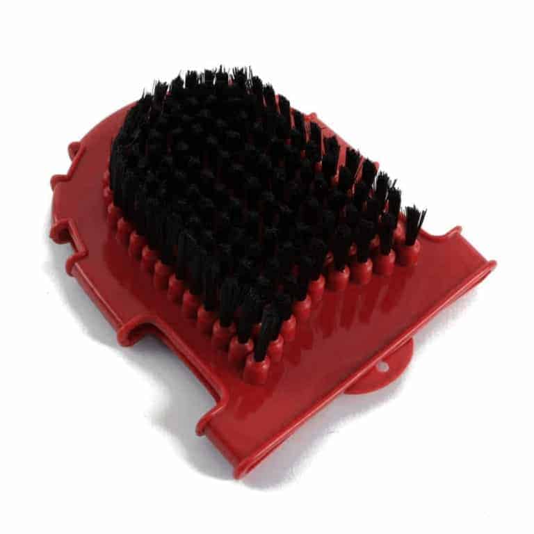 Wash Mitten with Brush