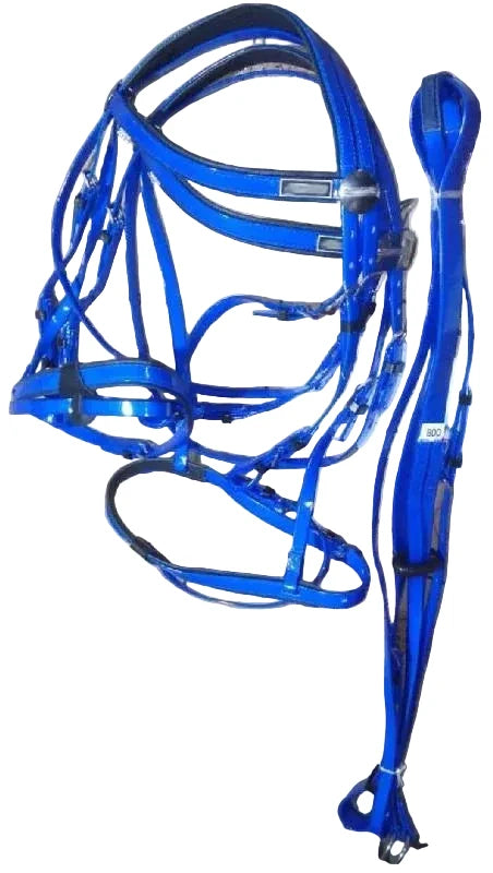 PVC Snaffle Bridle Set W/ Martingle