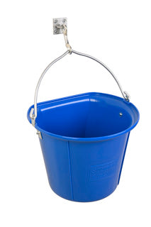 Flat side Hanging Bucket (Blue)
