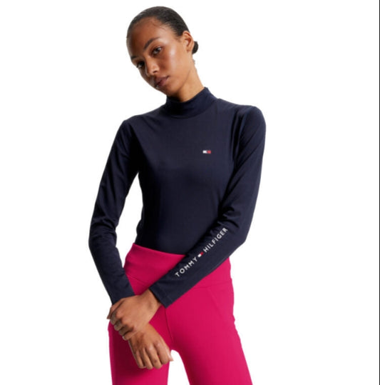 Tommy Hilfiger High Neck Long Sleeve Baselayer