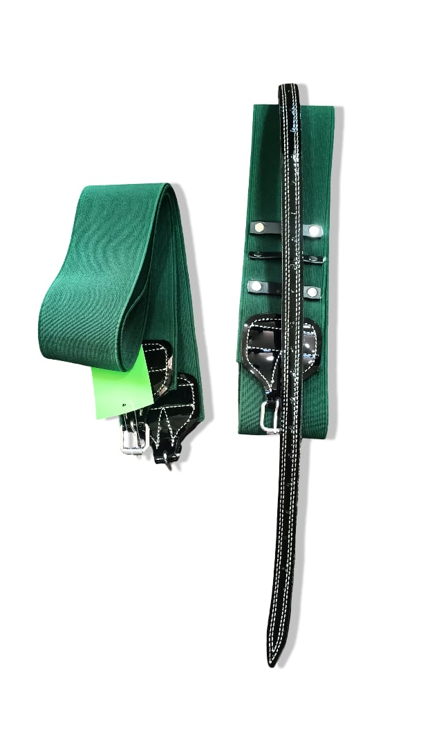 Elastic Race Girth Set W/Sursingle (Set)
