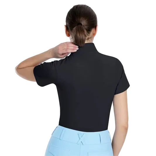Women's Short Sleeve Shirt (Black)