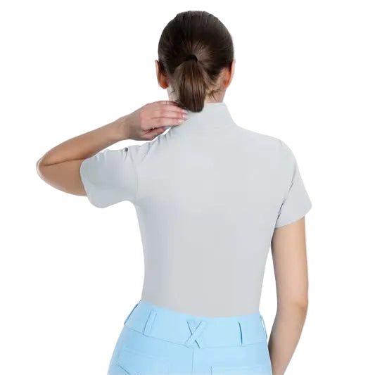Women's Short Sleeve Shirt (Light Grey)