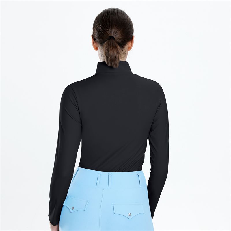Ladies Long Sleeve Shirt (Black)