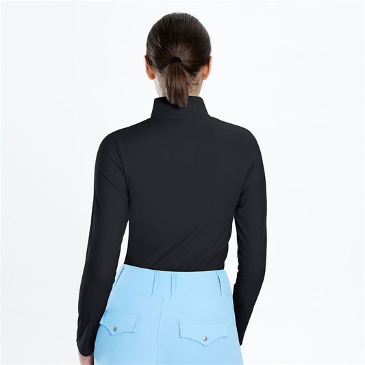 Ladies Long Sleeve Shirt (Black)
