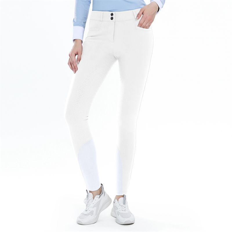 Full Seat Silicon Breeches (White)
