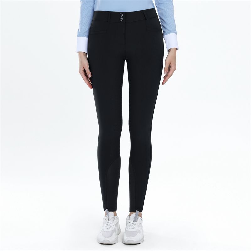 Full Seat Silicon Breeches (Black)
