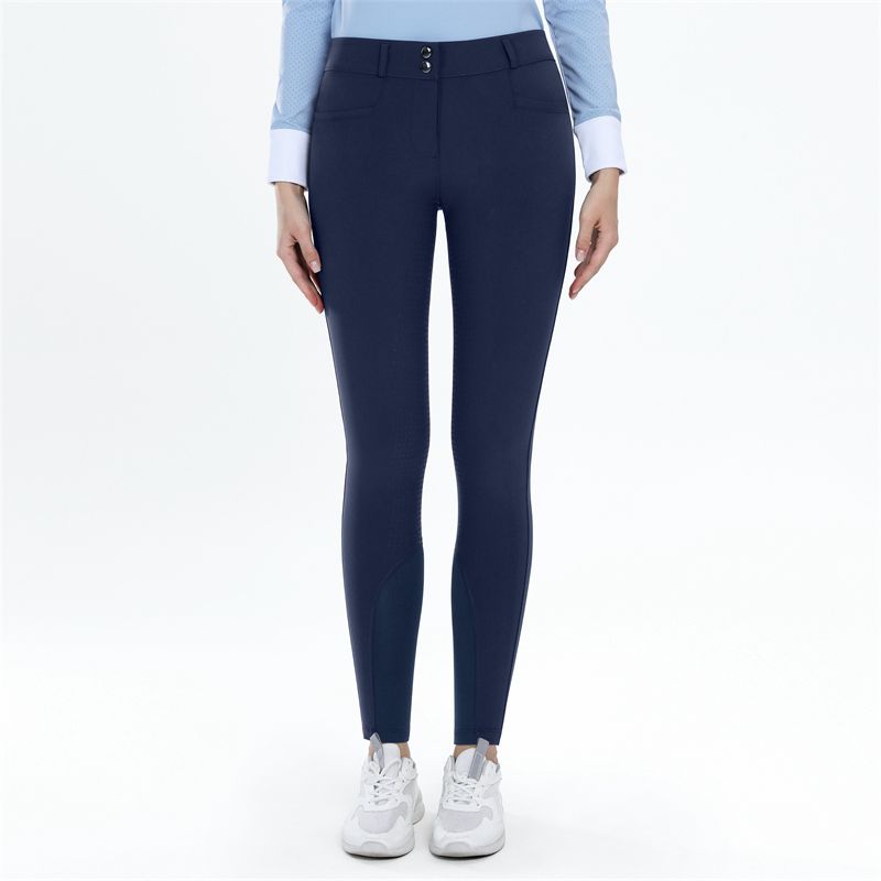 Full Seat Breeches Silicon (Navy Blue)