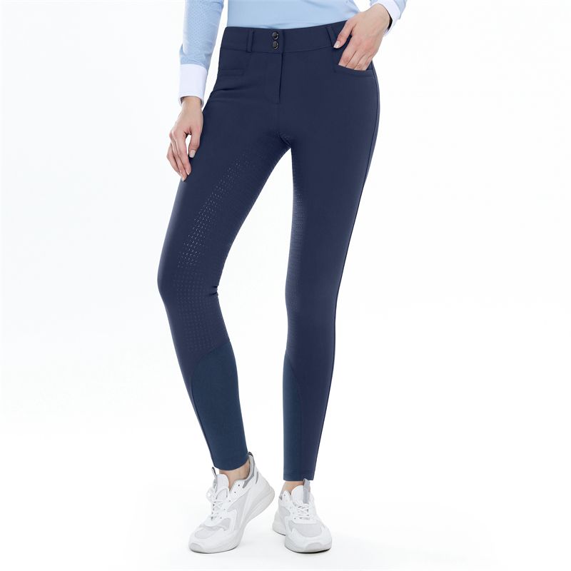 Full Seat Breeches Silicon (Navy Blue)