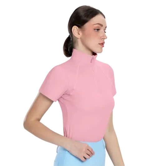 Woman's Short Sleeve Shirt (Pink)